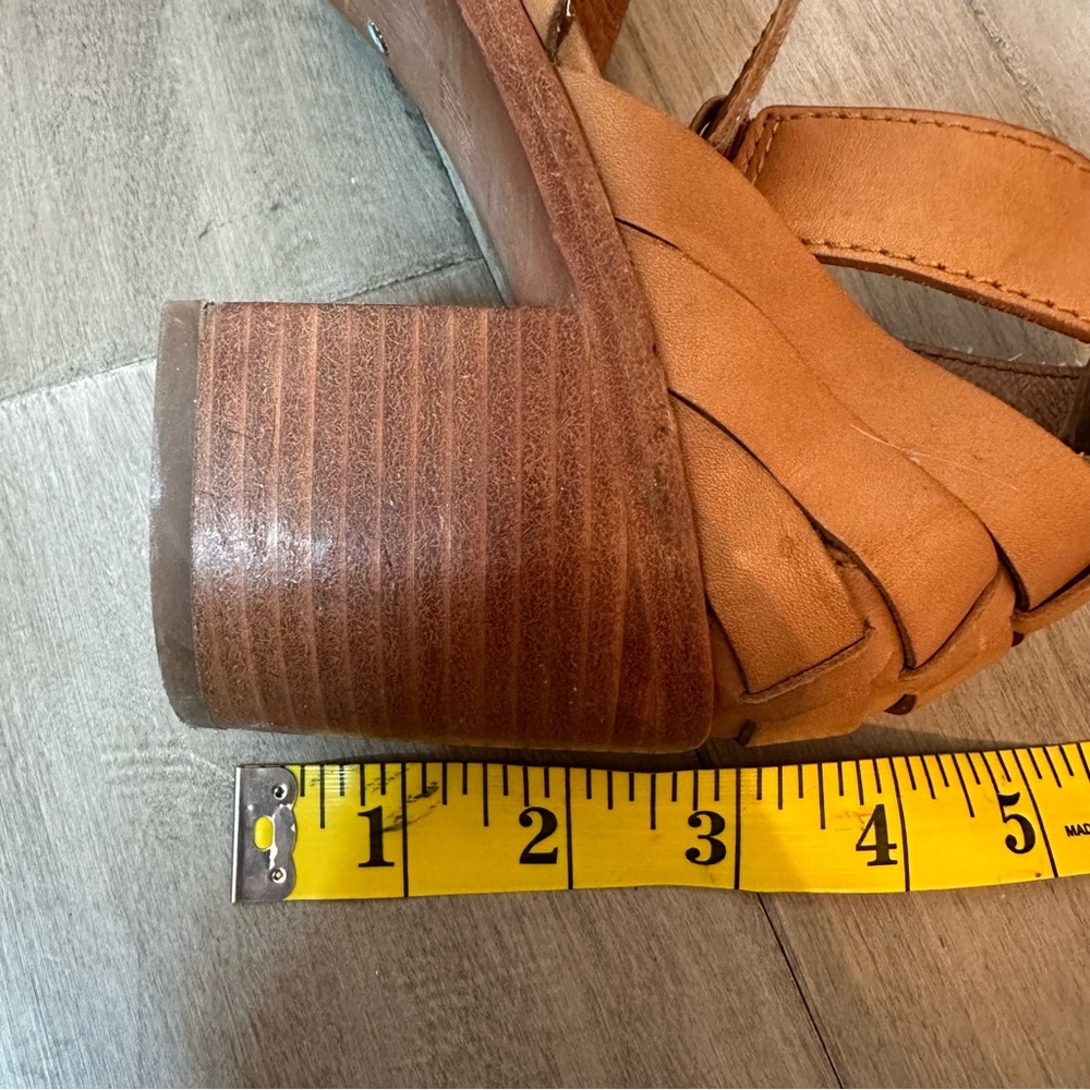 Frye Bianca Huarache Sandals Tan Women’s 7.5 - Picture 12 of 14